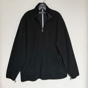 Weatherproof Black Full Zip Jacket Men’s Fleece Lined Casual Coat Size M